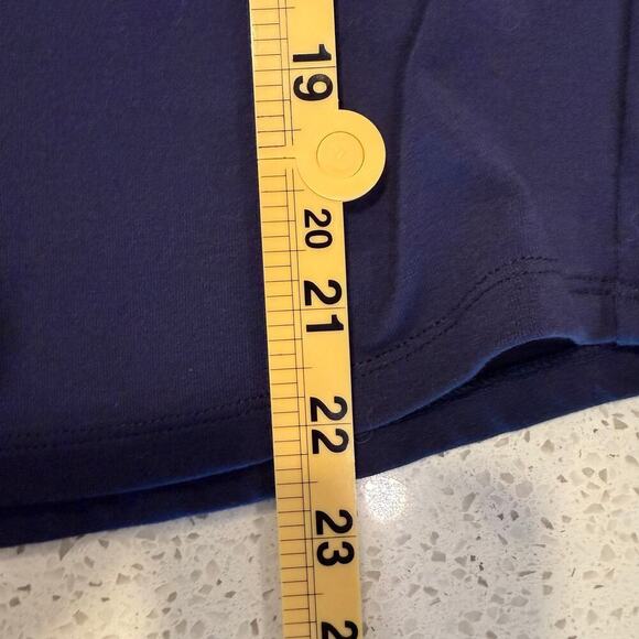 Daniel Rainn Anthropologie Navy Blue Sheer Yoke Long Sleeve Blouse Women M - Picture 8 of 10